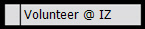  Volunteer @ IZ