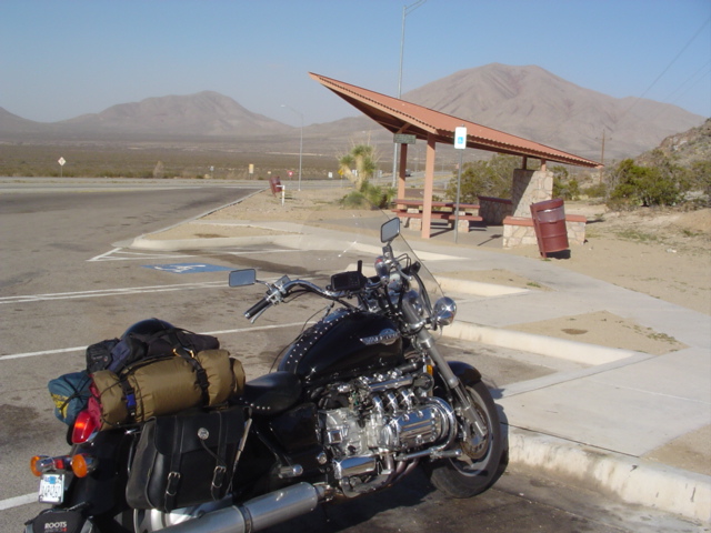 Rest stop in Small, Texas