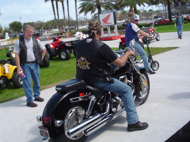 More proof that Harley guys like Hondas!