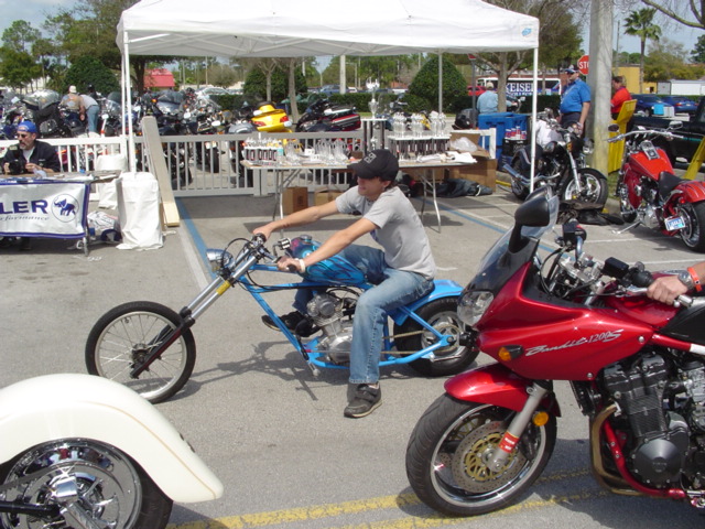 Crazy people on crazy bikes...
