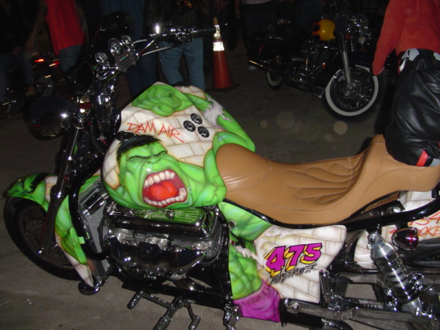 Another Boss Hoss Custom (Incredible Hulk Theme)